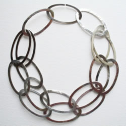 Silver Hammered Chain